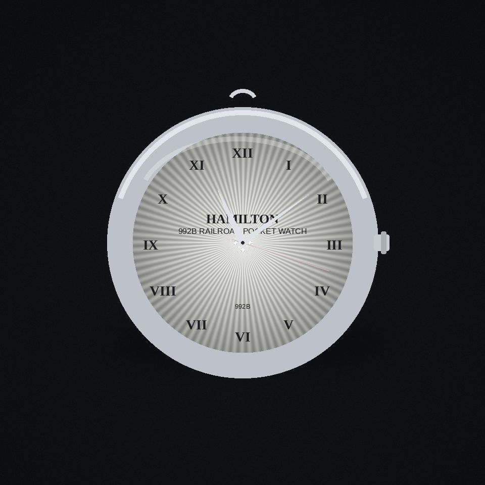 992B railroad pocket watch