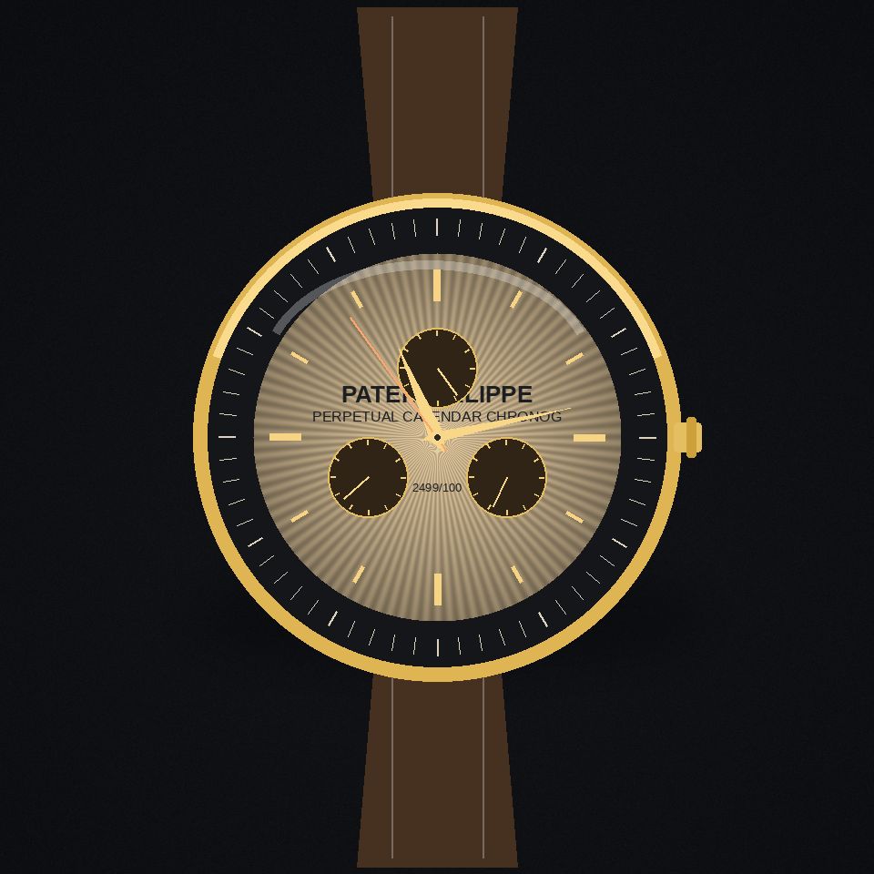 Perpetual Calendar Chronograph, Gübelin