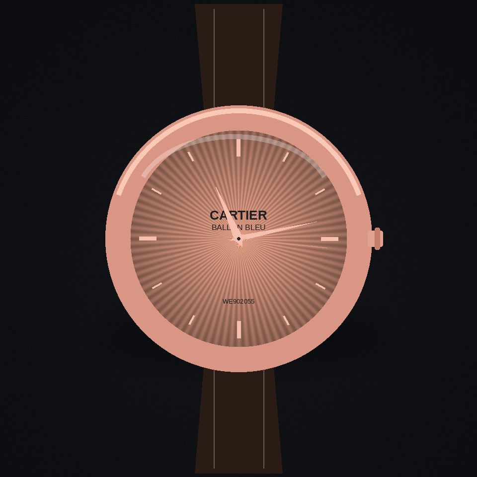 Ballon Bleu, 28 mm, rose gold