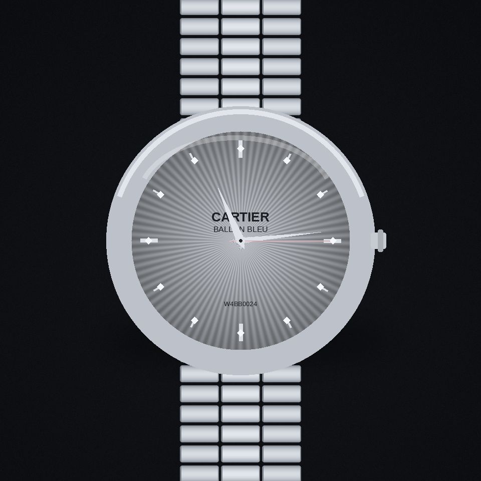 Ballon Bleu, 36 mm, diamond bezel