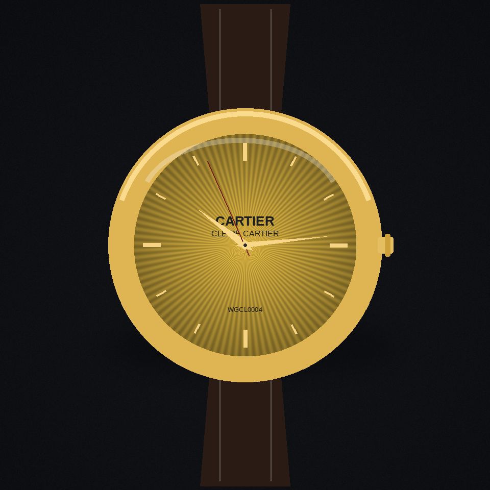 Clé de Cartier, yellow gold