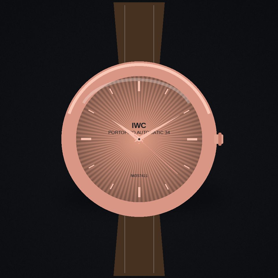 Portofino Automatic 34, rose gold