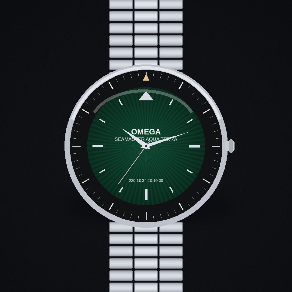 Seamaster Aqua Terra, 34 mm, green