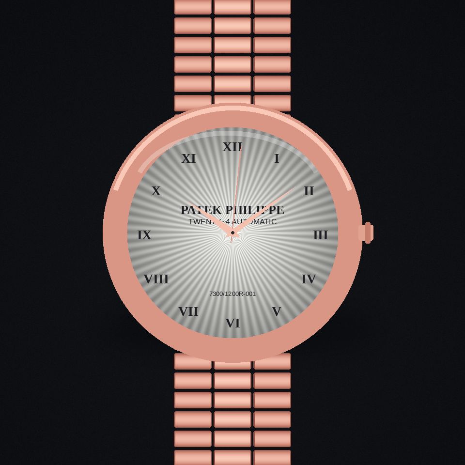 Twenty~4 Automatic, rose gold