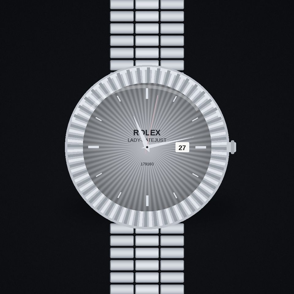 Lady-Datejust, steel