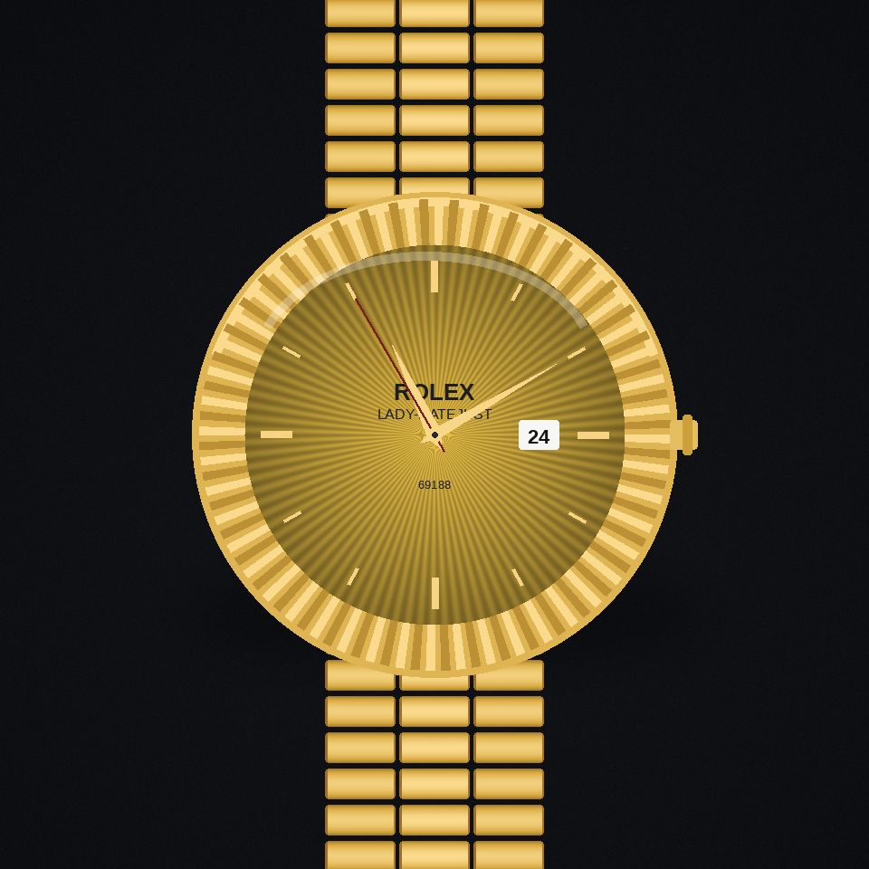 Lady-Datejust, yellow gold