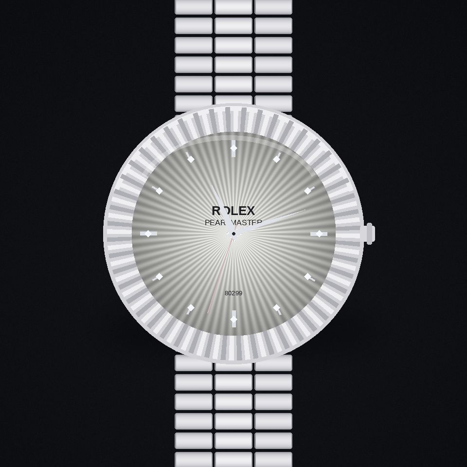 Pearlmaster, white gold, 29 mm